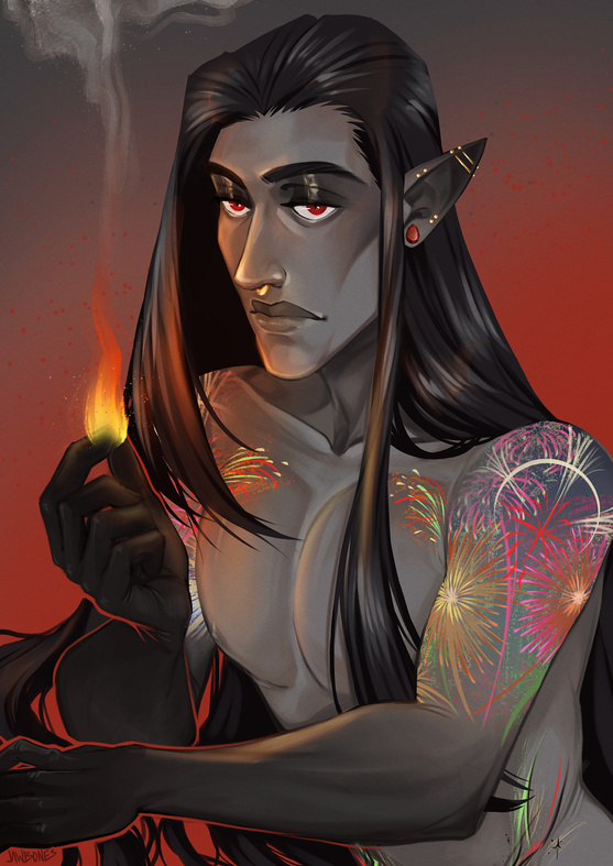 Painted Bust Example